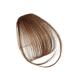 Fake Bangs Fake Air Bangs Synthetic Hair Extension Soft Light Air Hair Bangs Clip On Hair Extension False Straight Hair Bangs Fringe Bangs Hair Clip Extensions(Light brown B) 6inches Light brown B