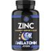 Just Pure Zinc Magnesium & Vitamin B6 for Daily Energy & Immunity + Zinc PM w. Melatonin for Nighttime Relaxation AM & PM Wellness Support 2-Pack Bundle 60ct Each - Buy Online on GoSupps.com