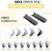 Riya Lash Clusters DIY Eyelash Extensions | 240 Clusters, 30D Curl, Wispy Volume | Individual Eyelash Extensions for At-Home Use - Buy Online on GoSupps.com
