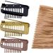 3/4 Hair Chunni Clips With Safety Pin - Easy To Use Hair Extension Clips Metal Snap Clips | Dupatta Clips Hair Extension Wig Clips 10 Teeth Snap Comb Clips For Hijab & Tikka Setting Wig Clips 3 Colors - Buy Online on GoSupps.com