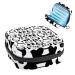 Anna Cowper Chinese Panda Pattern Playing Black White Sanitary Napkin Storage Bag Feminine Menstrual Cup Pouches Nursing Pad Holder Tampon Bags Portable Period Bag for Women Teen Girls 1Pcs Multi-colored 20
