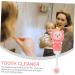 Buy Hapinary Soft Bristle Children's Toothbrush - Cartoon Design Travel-Friendly Pink - Perfect for Kids - Buy Online on GoSupps.com