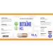 Hepatica Betain HCL 650mg 120 Vegan Capsules Third Party Laboratory Tested High Strength Dietary Supplements - Buy Online on GoSupps.com