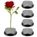 4 Pcs Flower Frogs Flower Arranger Flower Pin Frog Round Frog Flower Fixed Tool Floral Arrangement Pin Holder Japanese Flower Holder Flower Arranger for Vase Flower Arrangement Plant Fixation  Silver