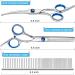 Liren Professional Dog Grooming Scissors Kit with Safety Round Tips - 3 in 1 Shears Set for Cats & Dogs - Sharp & Durable Pet Grooming Shears - Buy Online on GoSupps.com