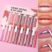 Lip Liner and Lipstick Combo Lip Liner Pen Set Long-Lasting Liquid Lipstick Set Matte 6 Lip Liners + 6 Lipsticks for Defined Lips Matte Lip Liner and Lipstick - Buy Online on GoSupps.com