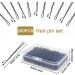 Kavya 200 Pieces Metal Hair Clips 5 cm Wave Shape Bobby Pins Hairpin Set for Women Girls and Hairdressing Salon with Storage Box (Black) - Buy Online on GoSupps.com