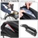 WOTOW Bike Reflective Rear Rack Bag - 8L Water Resistant Saddle Panniers for Cycling - Black - Buy Online on GoSupps.com