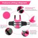 Ripstop Dog Life Jacket - Adjustable Pet Swim Vest for Small Medium Large Puppies - XL Pink (66-78cm Chest Circumference) - Floating Safety with Rescue Handle - Buy Online on GoSupps.com