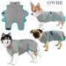 OWBB Extra Suction Dog Bath Towel & Cat Fast Drying Bathrobe - XS Soft Fleece Gray | Adjustable Straps Pet Coat - Buy Online on GoSupps.com