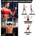Fitness Straps Set - 150LBS 200LBS 250LBS Resistance Bands with Handles Ankle Straps & Door Anchor - Portable Home & Outdoor Gym Equipment - Buy Online on GoSupps.com