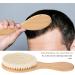 Soft Goat Hair Brush Retro Oil Head Brush with Wooden Handle Hairdressing Carving Cleaning Brush Beard Hair Cleaning Tool - Buy Online on GoSupps.com