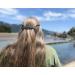 Lily Hair Clip: Extra Large Hand Crafted Metal Barrette - Made in the USA with 100mm French Clip - Buy Online on GoSupps.com