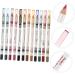 AUTSUPPL 3pcs 12 Cosmetic Pencils Glitter Eyeliner Pencil Eyeliner Eyebrow Pencil Eye Liner Pencils - Buy Online on GoSupps.com