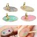 4PCS Resin Marble Nail Art Palette Rings - Gel Polish Mixing Trays & Color Plates with Adjustable Finger Ring - Buy Online on GoSupps.com