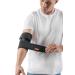 HIDROLIGHT Adjustable Elbow Pads | Elbow Brace for Tendonitis & Tennis Elbow | Compression Sleeve for Men & Women | One Size Fits All - Black - Buy Online on GoSupps.com