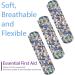 Glitter Strips Bandages for Kids - 200 Count Latex-Free Adhesive Bandages for Wound Care & First Aid - Fun & Colorful 3/4 x 3" Design - Buy Online on GoSupps.com
