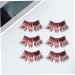 minkissy 3 Pairs False Eyelashes False Lashes Colorful Halloween Eyelashes Halloween Makeup Eyelashes Fake Eyelashes Halloween Performance Eyelashes Color Bars Fancy - Buy Online on GoSupps.com