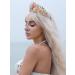 SWEETV Mermaid Crown Princess Tiara | Shell Little Mermaid Crown for Women Girls | Birthday Cosplay Party Gift - Buy Online on GoSupps.com
