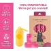 JBBFCAN Dog Poo Bags 240 Pink Large Poop bags with Dispenser Super Strong 100% Leak Proof Poo bags dogs rolls with Corn Starch Compostable Pink 240 count (Pack of 1) - Buy Online on GoSupps.com