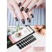 Kalolary Black Gel Nail Wrap Strips - Cat Eye Full Nail Art Polish Sticker | Long-Lasting & Easy Application | UV/LED Lamp Required - Buy Online on GoSupps.com