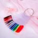 200Pcs Clear Nail Swatch Sticks with Ring Holder - Nail Display Art Supplies for Gel Polish Practice - Buy Online on GoSupps.com