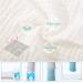 Yoofoss Muslin Burp Cloths 10 Pack - 100% Cotton Washcloths for Baby Boys and Girls - Large 20''x10'' Super Soft and Absorbent - White - Buy Online on GoSupps.com
