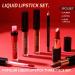 Matte Lipstick & Liquid Lipstick Set with Lip Liner - Long-Lasting Waterproof Makeup Gift Set (02) - Shop Internationally - Buy Online on GoSupps.com