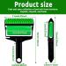 Vibbang 2Piece Set Reusable Sticky Lint Roller - Pet Hair Remover for Clothes, Carseats, Carpet & Furniture - Washable Silicone Stick It Roller - Green - Buy Online on GoSupps.com