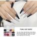 Stick on Nails Multi Colors and Styles Long Short Fake Nails Full | Full Long Ballerina Fake Nails Matte and Glossy False Nail for Women Girls Shangjia - Buy Online on GoSupps.com