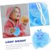 Ipetboom Children's Bath Sponge Baby Sponge for Bathing Body Wash Scrubber Cleaning Ball Loofahs for Shower Bath Sponges Body Wash Sponge Body Loofah Bath Ball Pe Travel Frosted - Buy Online on GoSupps.com