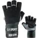 C.P.Sports Profi-Gym Double-Band Fitness Gloves for Men | Bodybuilding & Training | Size M (8) - 18-20cm | International Shipping - Buy Online on GoSupps.com