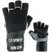 C.P.Sports Profi-Gym double-band glove fitness glove training glove bodybuilding gloves men fitness glove m/8 18-20cm