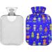 NAANLE Cartoon Robot Heated Hot Water Bottle 1L - Transparent Bed & Foot Pain Relief | Warm & Cold Therapy - Buy Online on GoSupps.com
