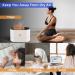 McBazel 200ml Aroma Diffuser with Flames Effect | 3-in-1 Humidifier & Essential Oil Diffuser | Waterless Auto Shut-Off - White - Buy Online on GoSupps.com