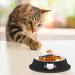 Serentive 2Pcs Cat Bowls Non-Slip Stainless Steel Small Cat Food Bowls Unbreakable Thicken Cat Feeder 7 Oz Cat Dishes Suitable for Indoor Small Pets Removable Rubber Base Easily Clean Lovely Color Black Silver - Buy Online on GoSupps.com