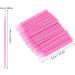 100 PCS Pink Disposable Micro Applicator Brushes for Eyelash Extensions and Makeup Application - Buy Online on GoSupps.com