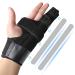 Pinky Finger Splints Trigger Finger Brace for Little/Small Finger - Support Brace for Right & Left Hand - Splint for 4th or 5th Finger Injury Fracture or Breaks - L Large