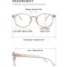 Vevesmundo Vintage Blue Light Filter Reading Glasses | Anti-Blue Light Visual Aid for Men & Women | Transparent Light Brown 2.0x - Buy Online on GoSupps.com