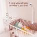 Peekababy Smart Baby Monitor with Camera and Audio | 5'' LCD Screen | Cry Detection | Sleep Analysis | 2-Way Talk | Clear Night Vision | Gift for Baby Shower - White - Buy Online on GoSupps.com