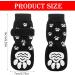 BEHAHAI Anti Slip Dog Socks - 2 Pairs, Pet Paw Protector for Traction Control on Hardwood Floors - Black (Size M) - Buy Online on GoSupps.com