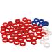 50 Pieces Silicone Rings for All Scissors Inserts Hair Cutting Styling Tools Accessories Mix Colours - Buy Online on GoSupps.com