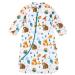 Chilsuessy Baby Winter Sleeping Bag with Detachable Long Sleeves 3.5 Tog Organic Cotton Sleeping Bag for Kids Sleeping Sack for Infant Toddler Happy forest 6-18 Months Happy Forest 6 - 18 Months