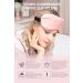 Aosun 22 Momme Silk Sleep Mask for Side Sleepers | 100% Organic Mulberry Eye Mask | 99% Light Blocking | Perfect Gifts for Women | Adjustable Pink Sleep Mask - Buy Online on GoSupps.com