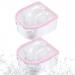 JUNEYE 2-piece set of pink nail soaking bowls nail spa bowls nail art removers soaking therapy bowls for nail art spa tools