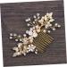 FRCOLOR Bridal Headwear Comb for bride bridal hair comb rhinestone bride wedding hair comb pearl floral pearl hair comb Rhinestone Comb manual Wedding Crystal Headpiece - Buy Online on GoSupps.com