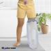 Child Waterproof Leg Cover | Reusable Neoprene Sleeve for Shower & Bath | Grey - Size M (65cm x 34cm) - Buy Online on GoSupps.com
