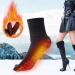 Warm Tourmaline Heating Socks for Pain Relief | Unisex Compression Foot Socks - One Size Black - Buy Online on GoSupps.com