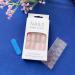 SINLOV Flower Oval False Nails Glossy Press on Nails French White Fake Nails Ballerina Acrylic Full Cover Fake Nails for Women and Girls - Buy Online on GoSupps.com