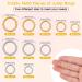 4600Pcs Silver and Gold Jump Rings with Open/Close Tools - Assorted Sizes for Jewelry Making and Repair - Buy Online on GoSupps.com